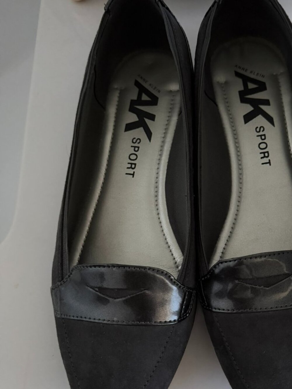 Anne Klein AK Sport SlipβOn Flats β Size 10 (Black)